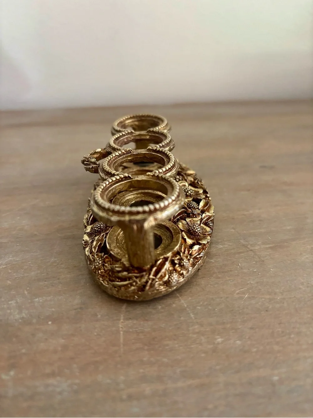 Vintage Matson Ormolu Brass Lipstick Holder 4.25 inches
